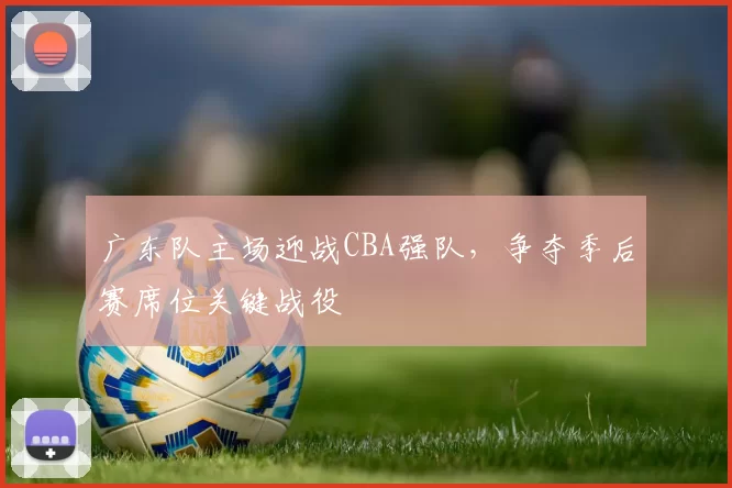 广东队主场迎战CBA强队，争夺季后赛席位关键战役